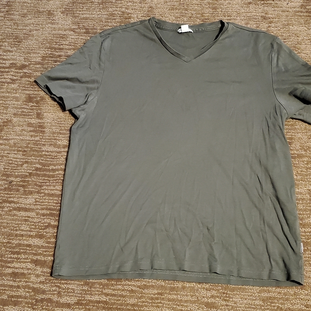 Calvin Klein Green Short Sleeve Shirt